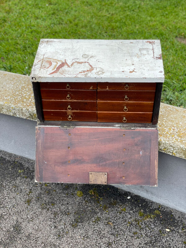 Meuble d’atelier de métier à 8 tiroirs bijoutier