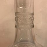 Pair of ancient carafes numbered Crystal Baccarat