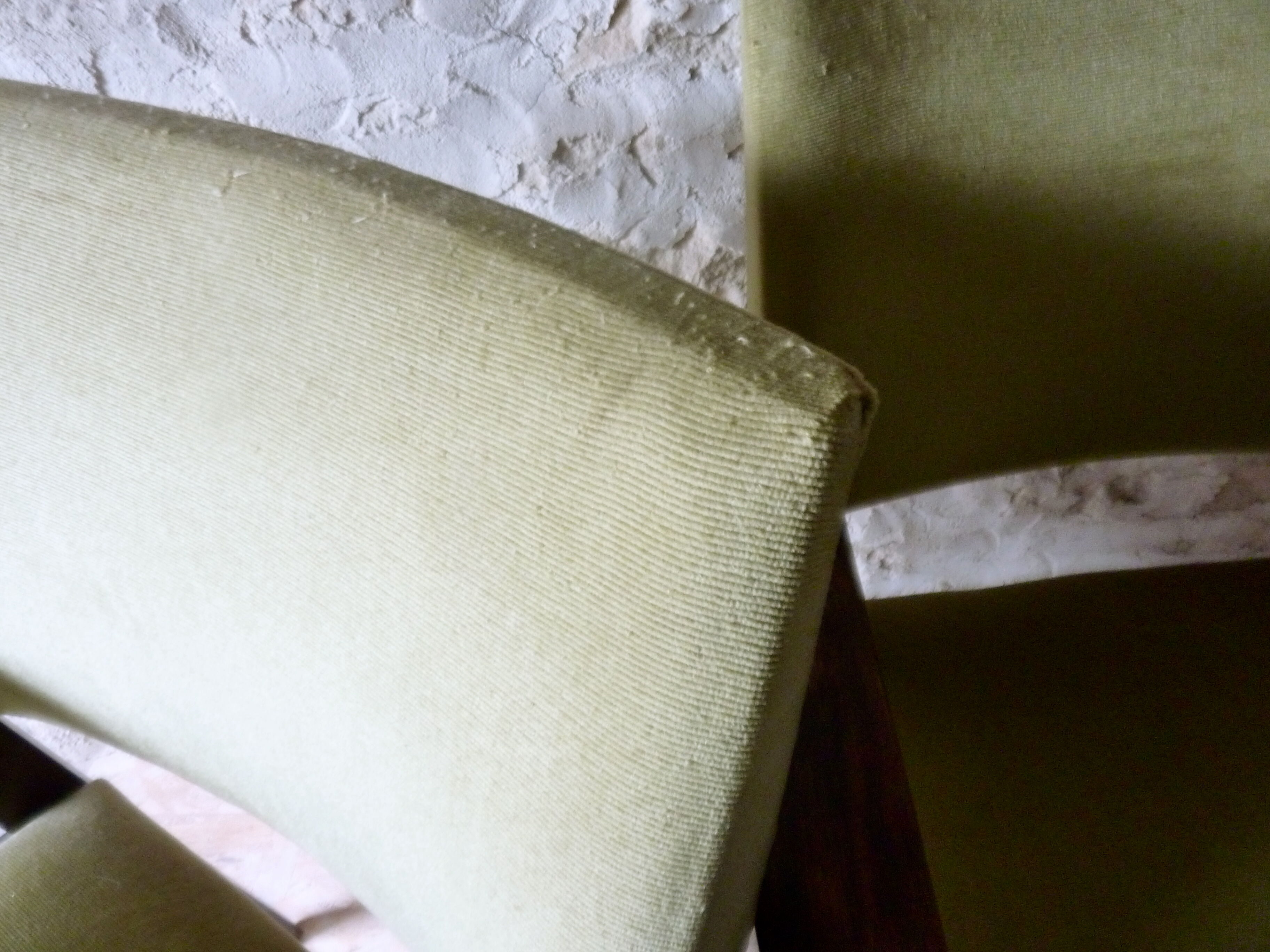 Pair of mahogany bridge armchairs