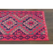1970s Vintage Turkish Hand-Knotted Wool Cotton Pink Runner Rug 91x312