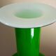 Blown glass bottle vase, Otto Bauer design for Holmegaard, 1970s
