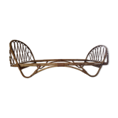Rattan basket bed