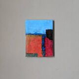 Acrylic on canvas Abstract art small contemporary painting
