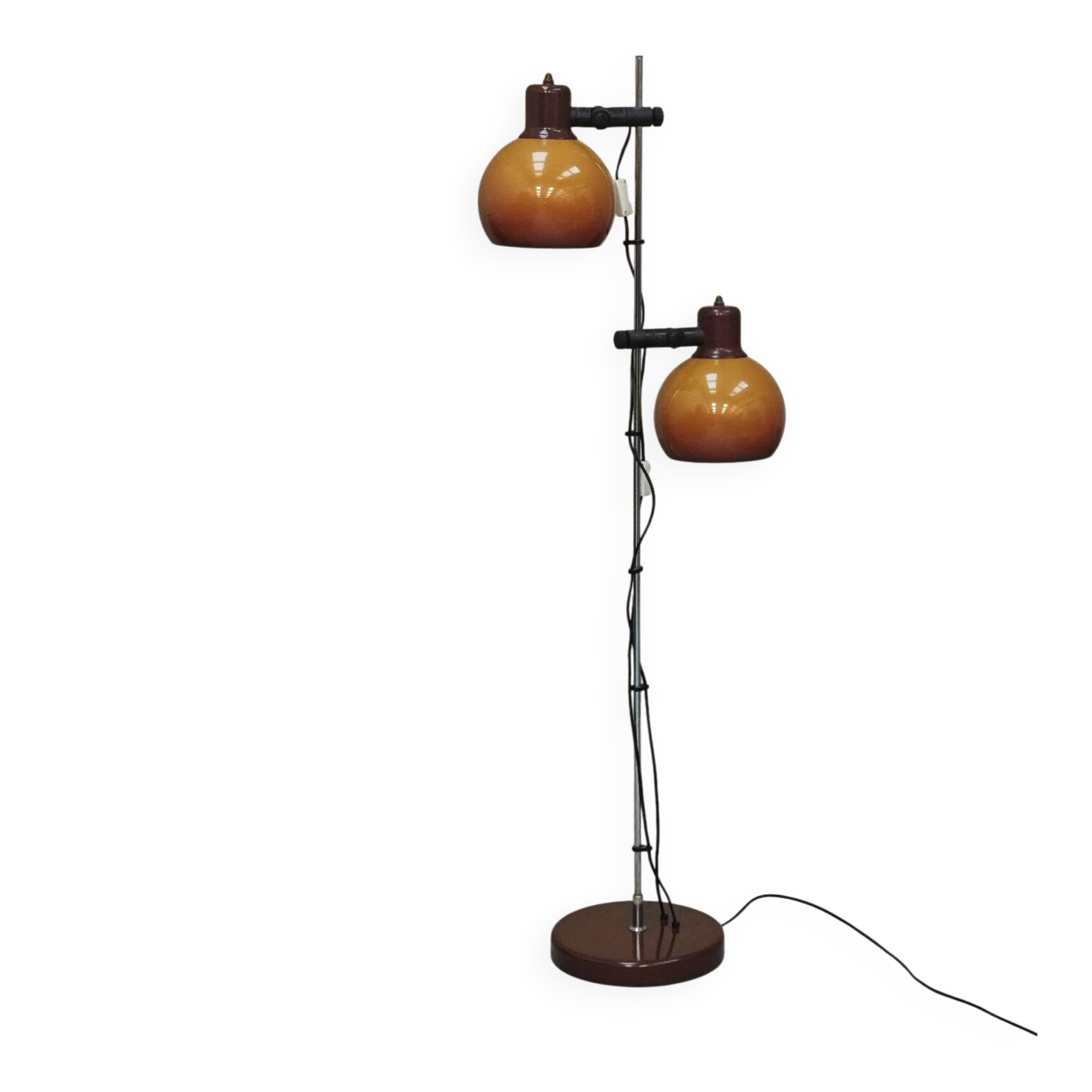 Adjustable Space Age Eye Ball Floor Lamp Hungary 1960