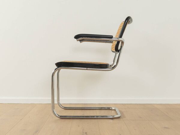 Chaise légendaire en tube d'acier, modèle S 64, Marcel Breuer pour Thonet