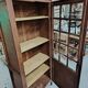 Tall Solid Wood Display Cabinet with Crossbars – Chic Country Style