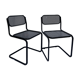 2 metal chairs