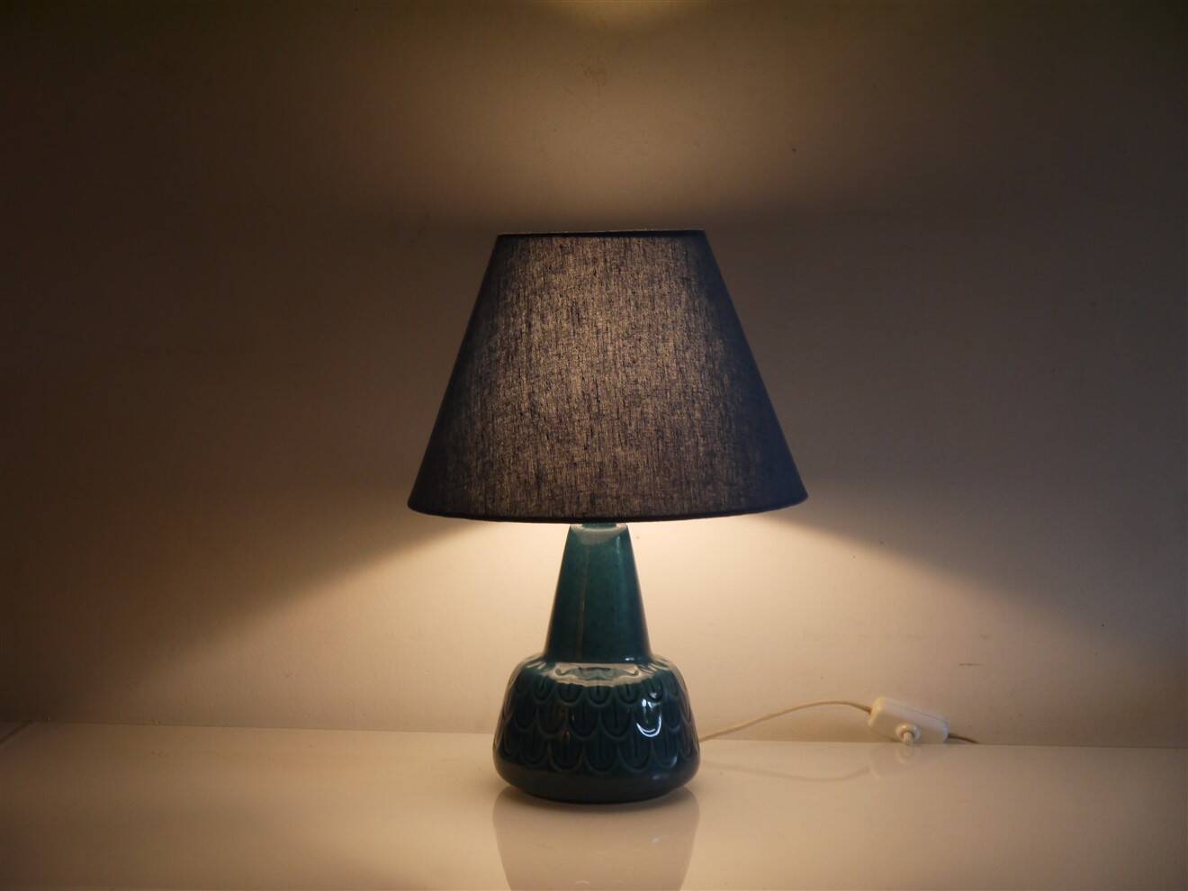 Danish ceramic lamp from Soholm