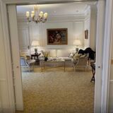 Pair of salon lamps from the George V Hotel Paris Maison Chapman USA