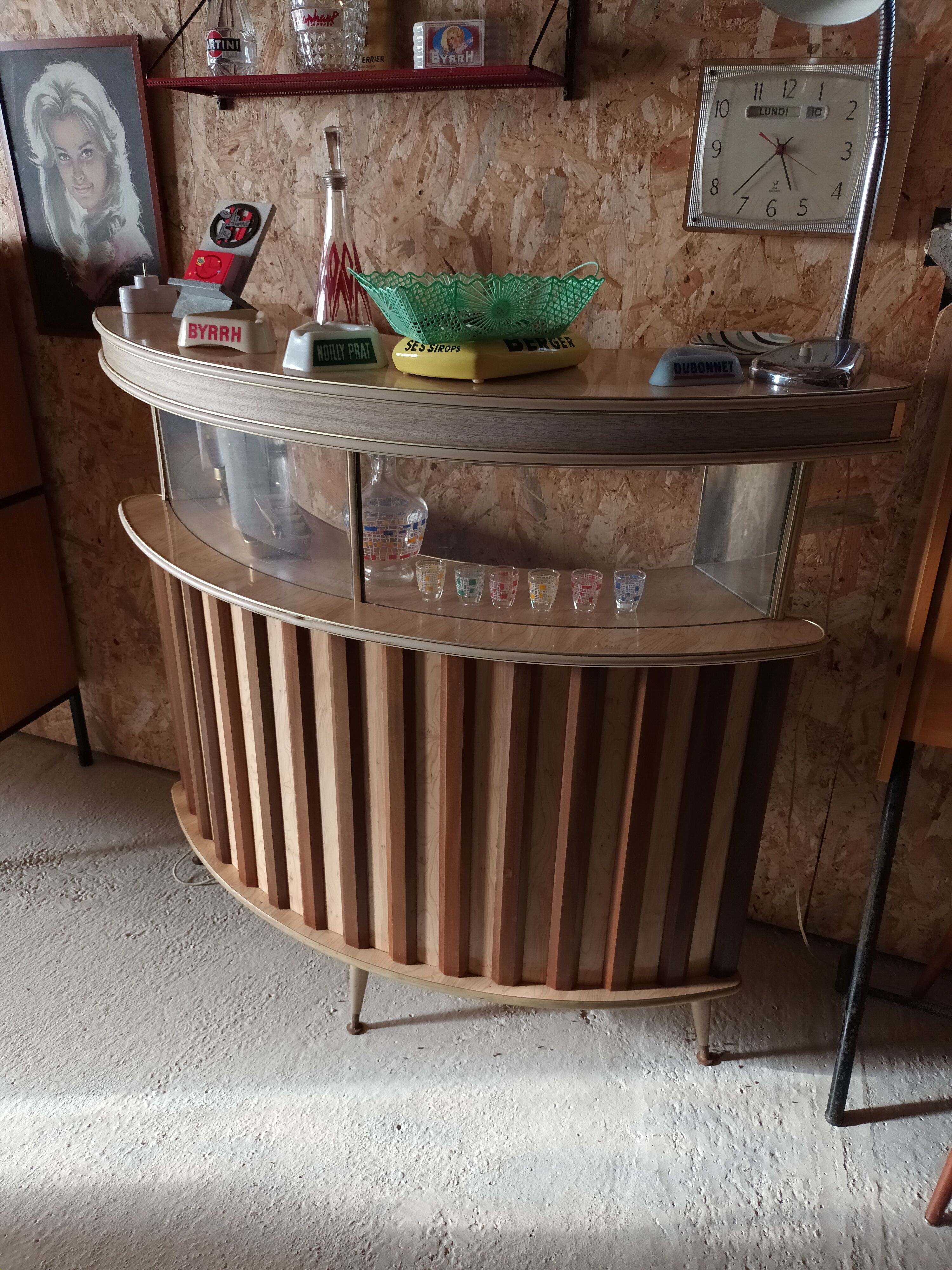Vintage formica bar