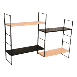 Etagere 1960 a 70 metal 4 tablettes