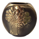 Vase vintage gout art nouveau bronze doré