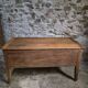 Antique French flour chest in oak – 19th-century farmhouse side table