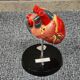 Curiosity Anatomy crocodile heart resin Czech Republic 1970