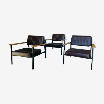 Three Matco 60s chairs