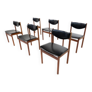 Ensemble de 6 chaises - 1960