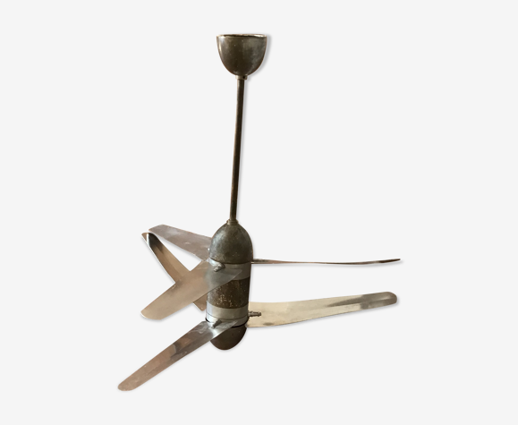Ventilateur plafonnier années 50 double pales