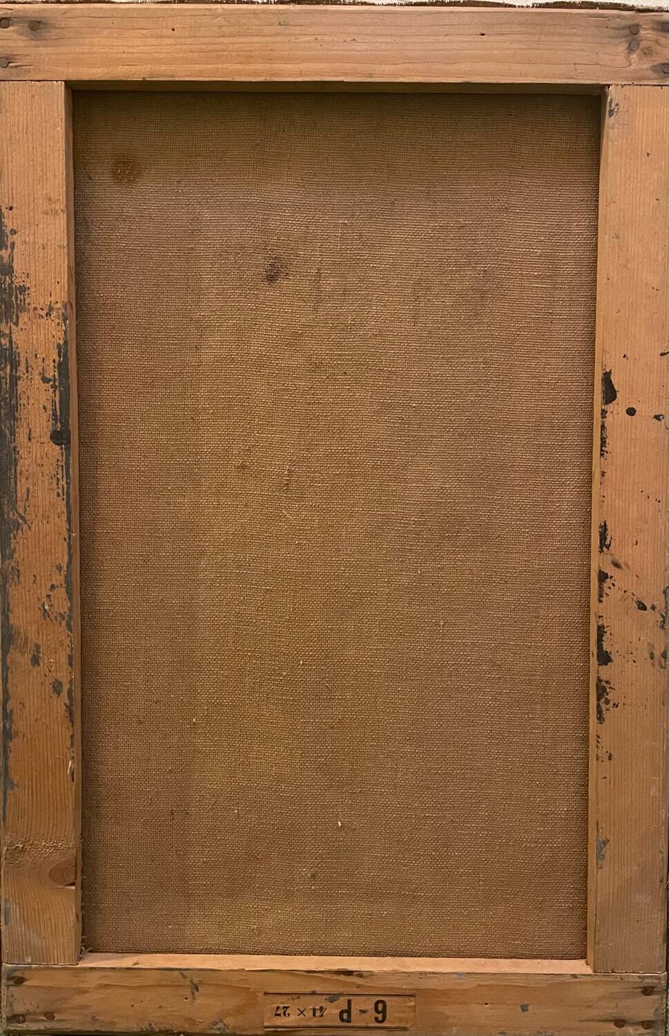 Old painting female nude 20th century