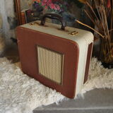 Suitcase turntable record 50s