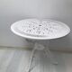 Old white rock garden furniture
