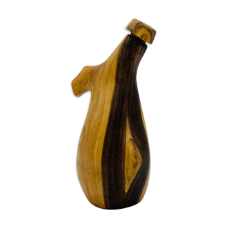 Bottle with cork, ceramic, Grandjean Jourdan workshop, Vallauris.