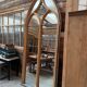 Miroir de style gothique fin XIXème