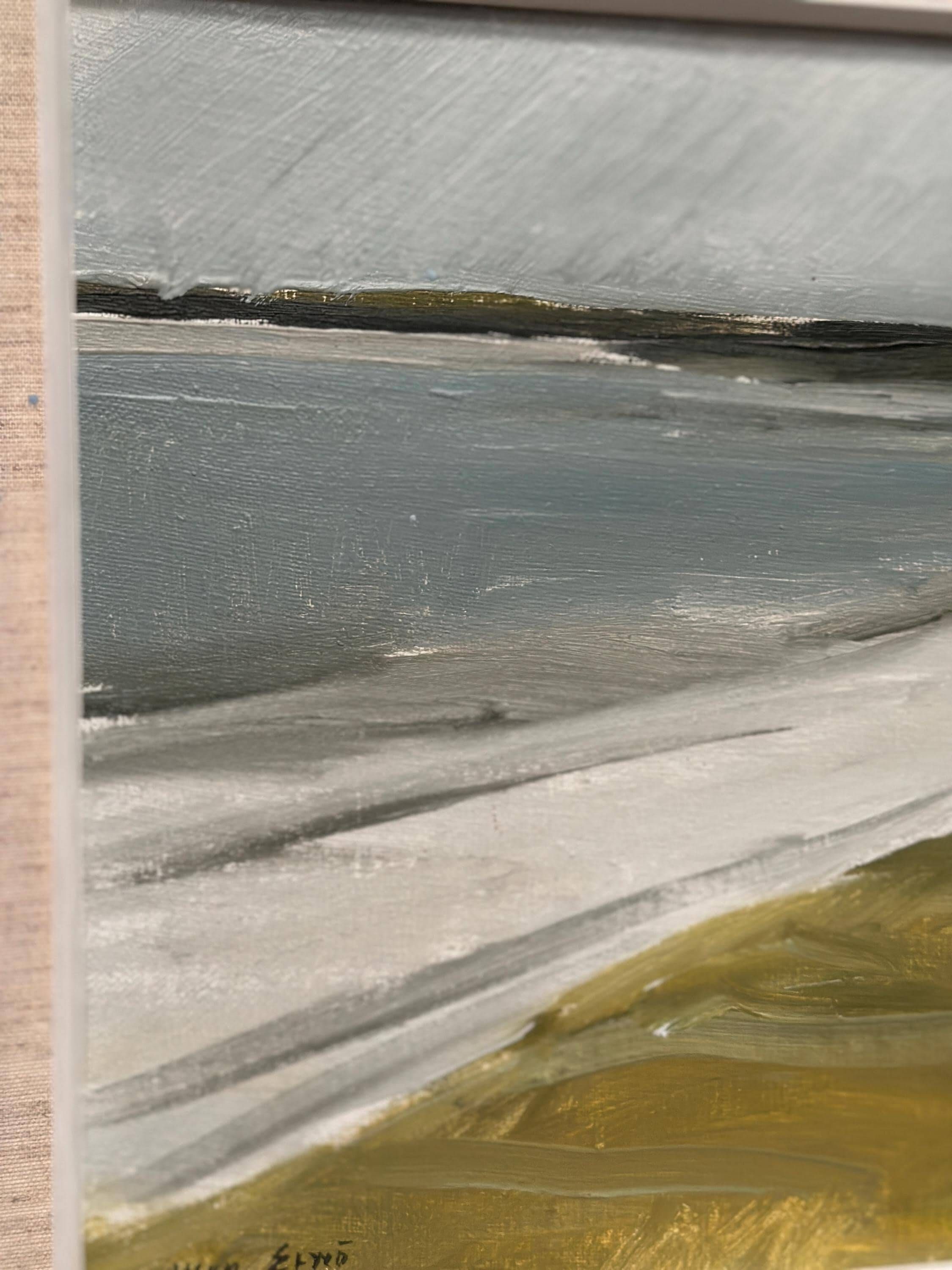 Original Swedish Oil On Canvas – Landscape By Allan Erwö – Vintage & Framed