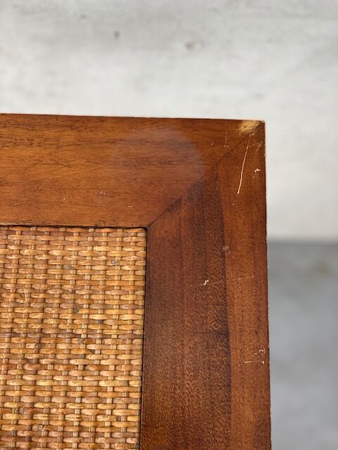 Desk / dressing table on trestle