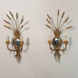 Golden sconces - witch mirror