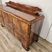 French Art Decò sideboard in walnut, 1940