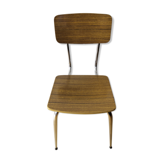 Vintage brown formica chair