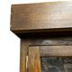 Vitrine vintage robuste en bois / armoire