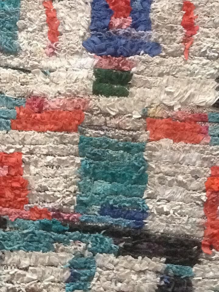 Carpet boucherouite vintage, 152 x 89