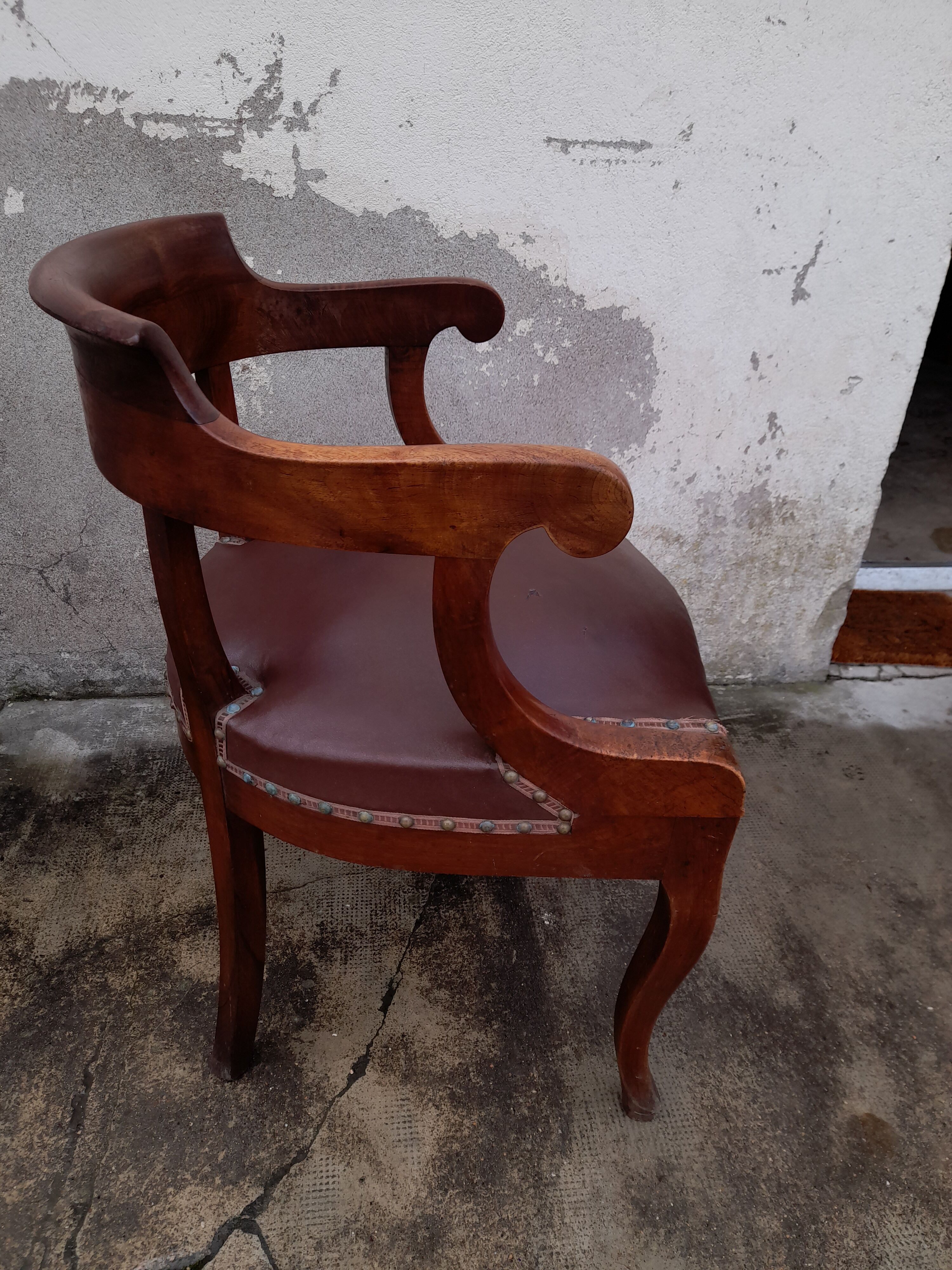 Louis Philippe office armchair 1900