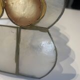 Applique abat jour nacre et laiton