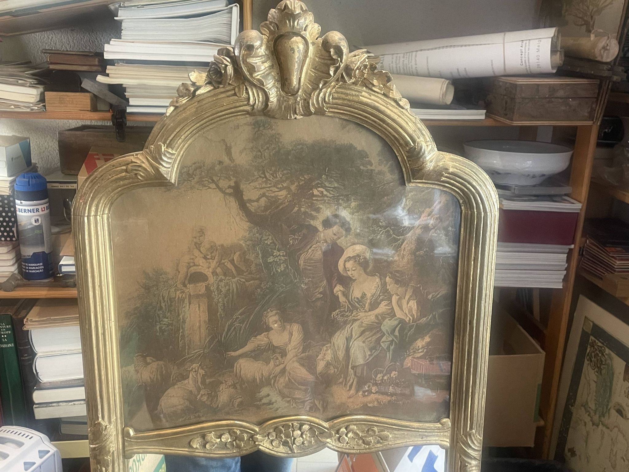 Louis XVI style mirror