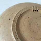 Large handcrafted glazed bowl – radiant floral decoration