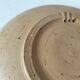Large handcrafted glazed bowl – radiant floral decoration