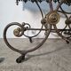 Exceptional large presentation table in cast iron from the late 19th century.