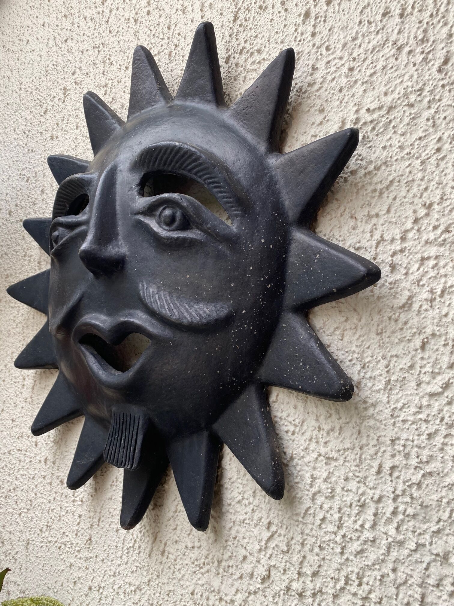 Black ceramic sun