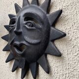 Soleil noir en céramique