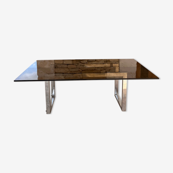 Table basse verre