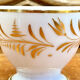 Antique Empire XIX coffee service for 6 cups, porcelain from Paris.