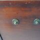 Bedside mahogany end XVIII