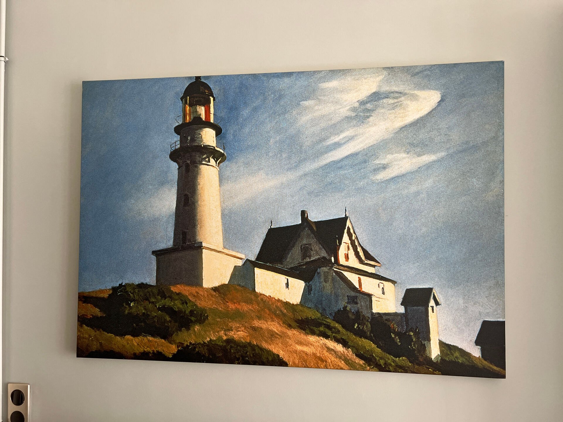 Tableau Hopper Muzeo Lighthouse at Two Lights