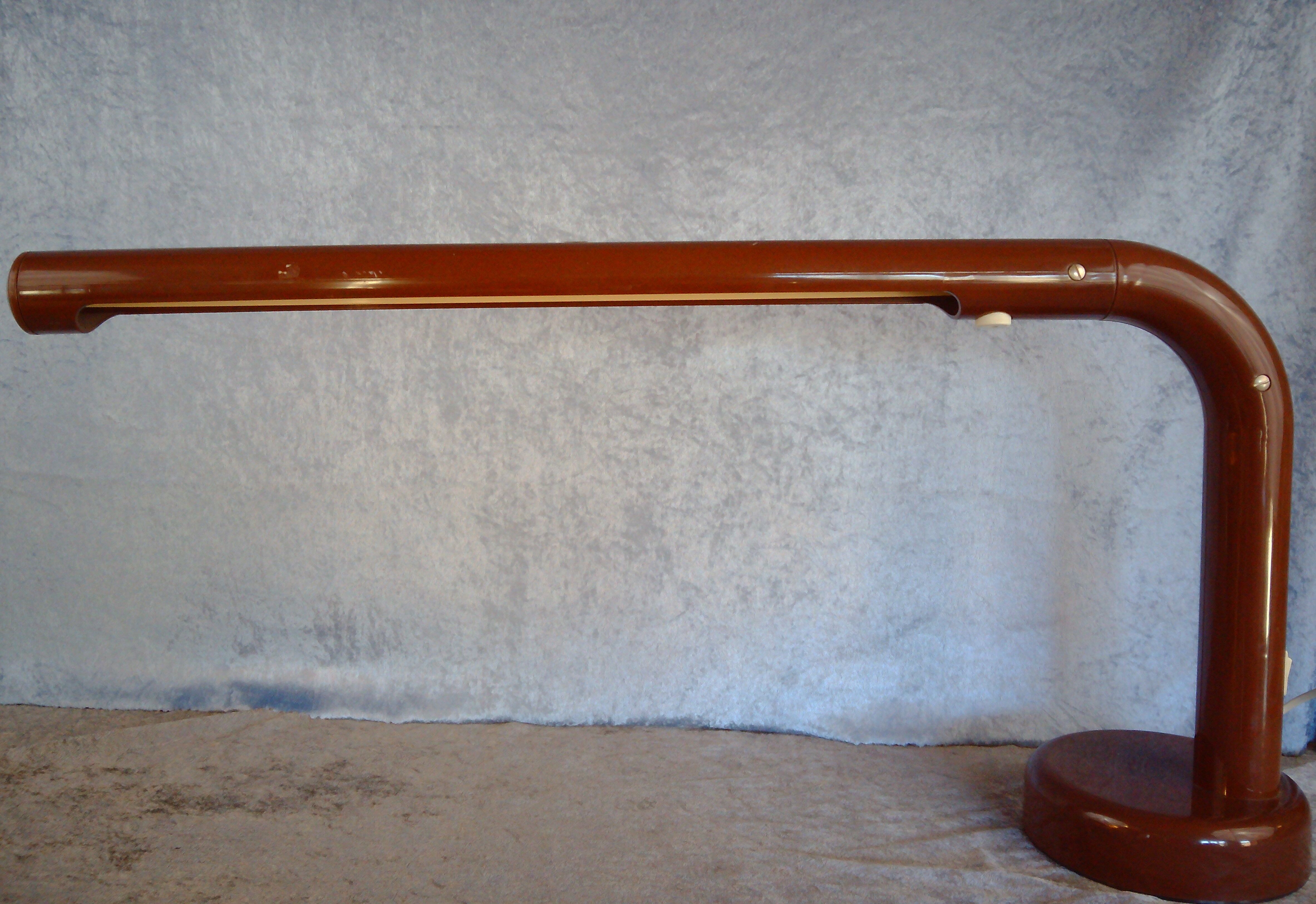 Tuben desklamp by Anders Persson for Ateljé Lyktan, Åhus, Sweden. 1970's