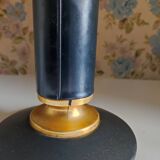 Desk lamp leather-wrapped foot Le Tanneur