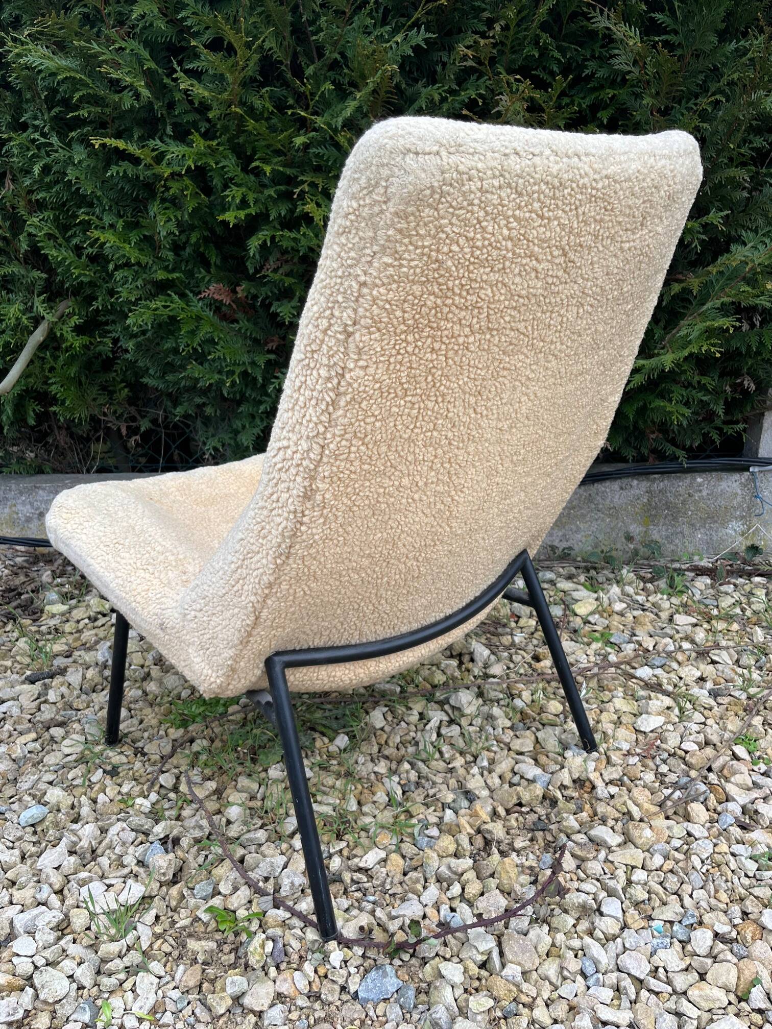 SK660 armchair by Pierre Guariche, Steiner edition, 1950