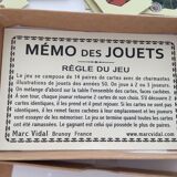 Toy memo card game