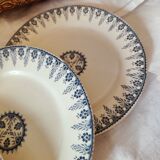Digoin & Sarreguemines dessert plate model Algiers